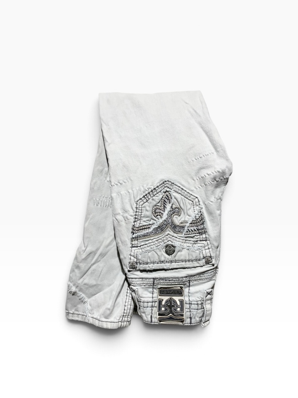 Men's White Rock Revival Zorada Embroidered Denim Sz 30-29